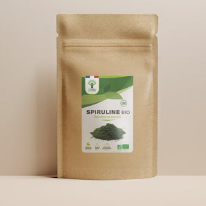Spiruline bio poudre - Bioptimal Bioptimal Superaliment infusion.organic
