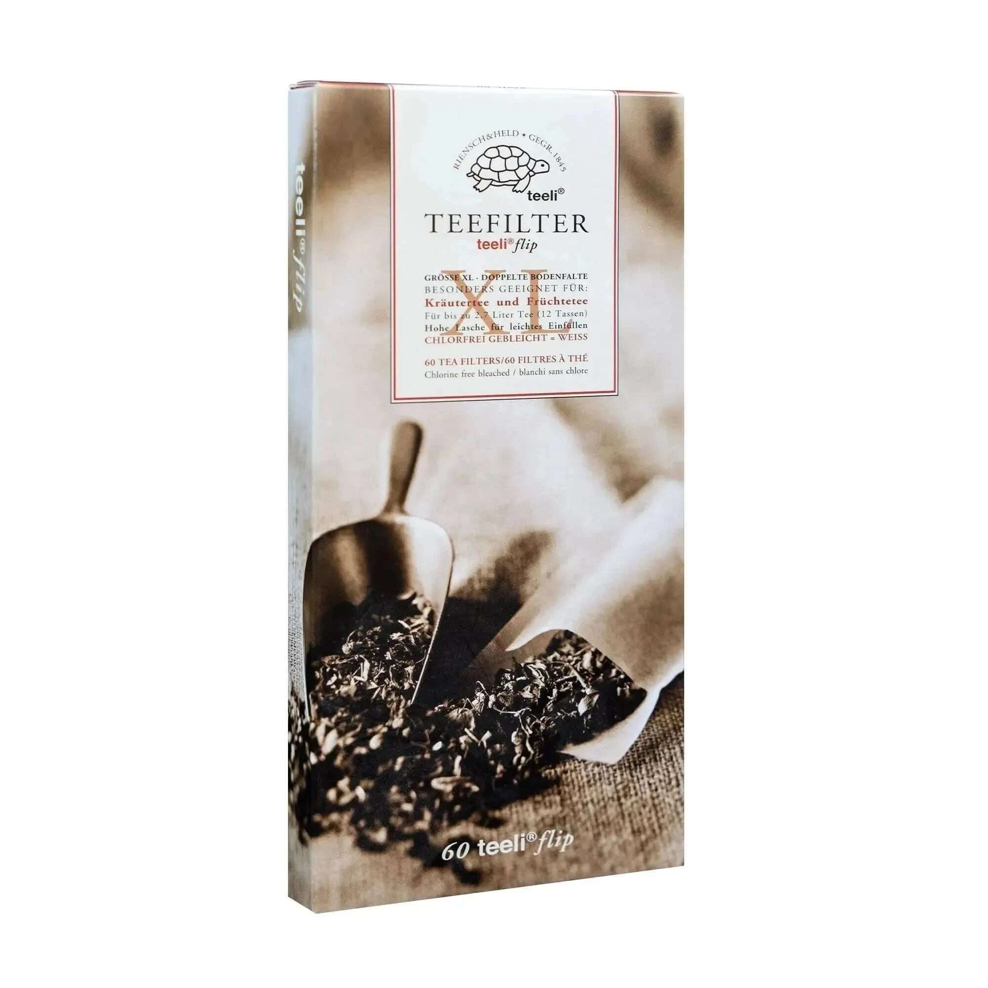 Paper Filters teeli®flip XL white - Teabag - Filters & Bags - infusion.organic