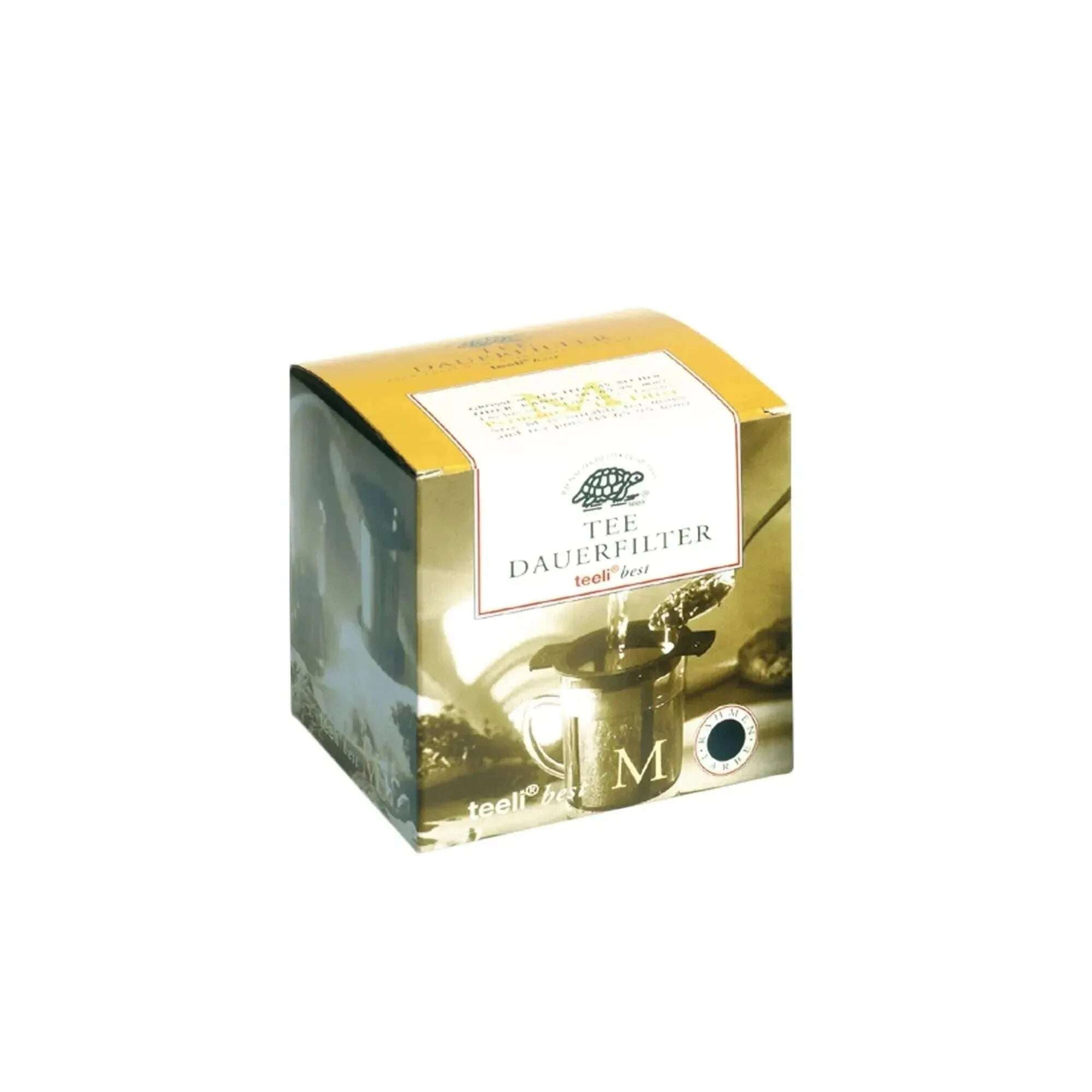 Permanent filter M with lid (black) - Ø ca. 6 cm - Teabag - Filters & Bags - infusion.organic