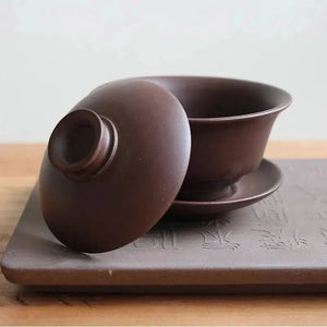 Traditional Yixing clay gaiwan 110 ml - Teacup - Accessories, Teacup - infusion.organic