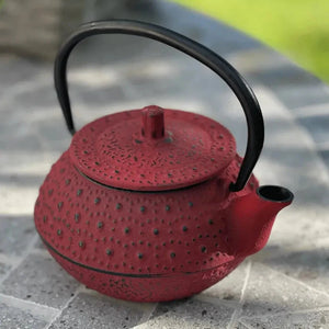 Red cast iron teapot 300 ml - Teapot - Accessories, Teapot - infusion.organic