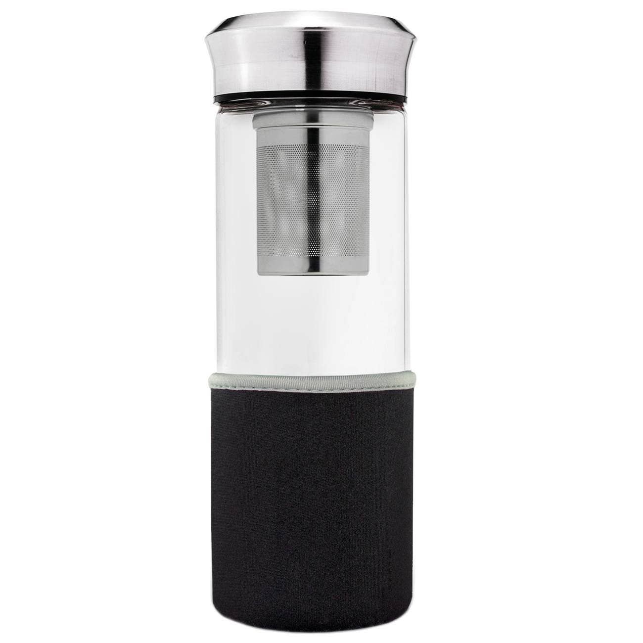 “Teamaker” tea maker 400ml incl. neoprene case; black Teaware Creano infusion.organic