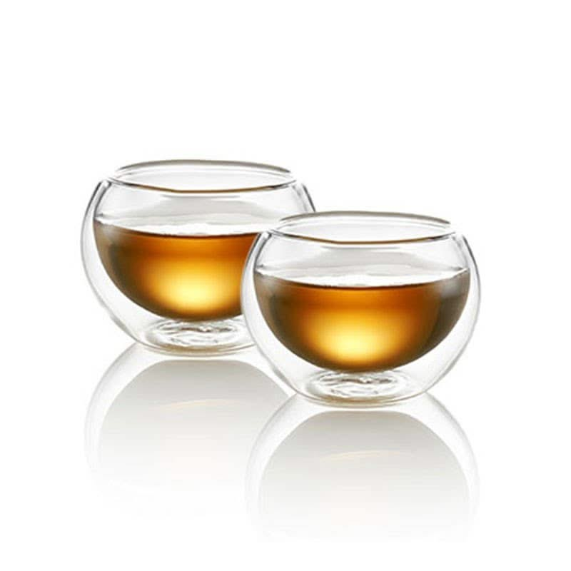 30 ml double-layer glass cups, 2 pcs - Teacup - Accessories, Teacup - infusion.organic