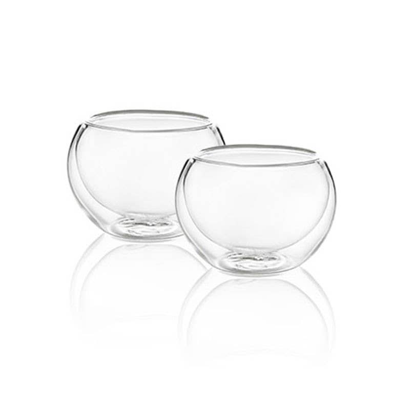 30 ml double-layer glass cups, 2 pcs - Teacup - Accessories, Teacup - infusion.organic