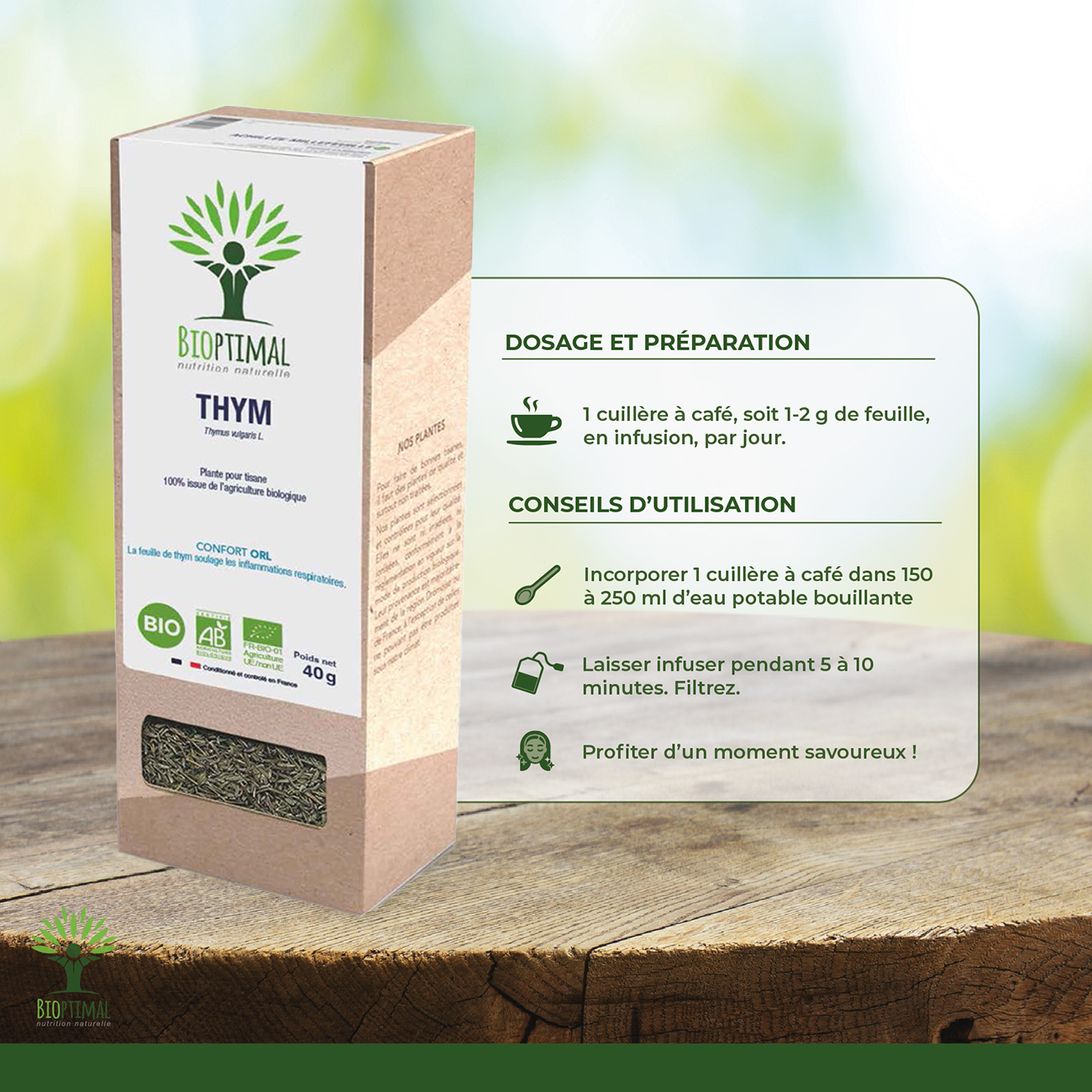 Thym bio - Bioptimal Bioptimal Infusion infusion.organic