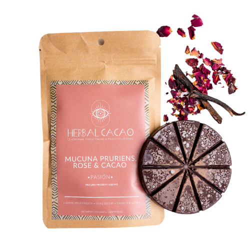 "Pasion" Mucuna, Ceremonial Cacao, Rose, Vanilla