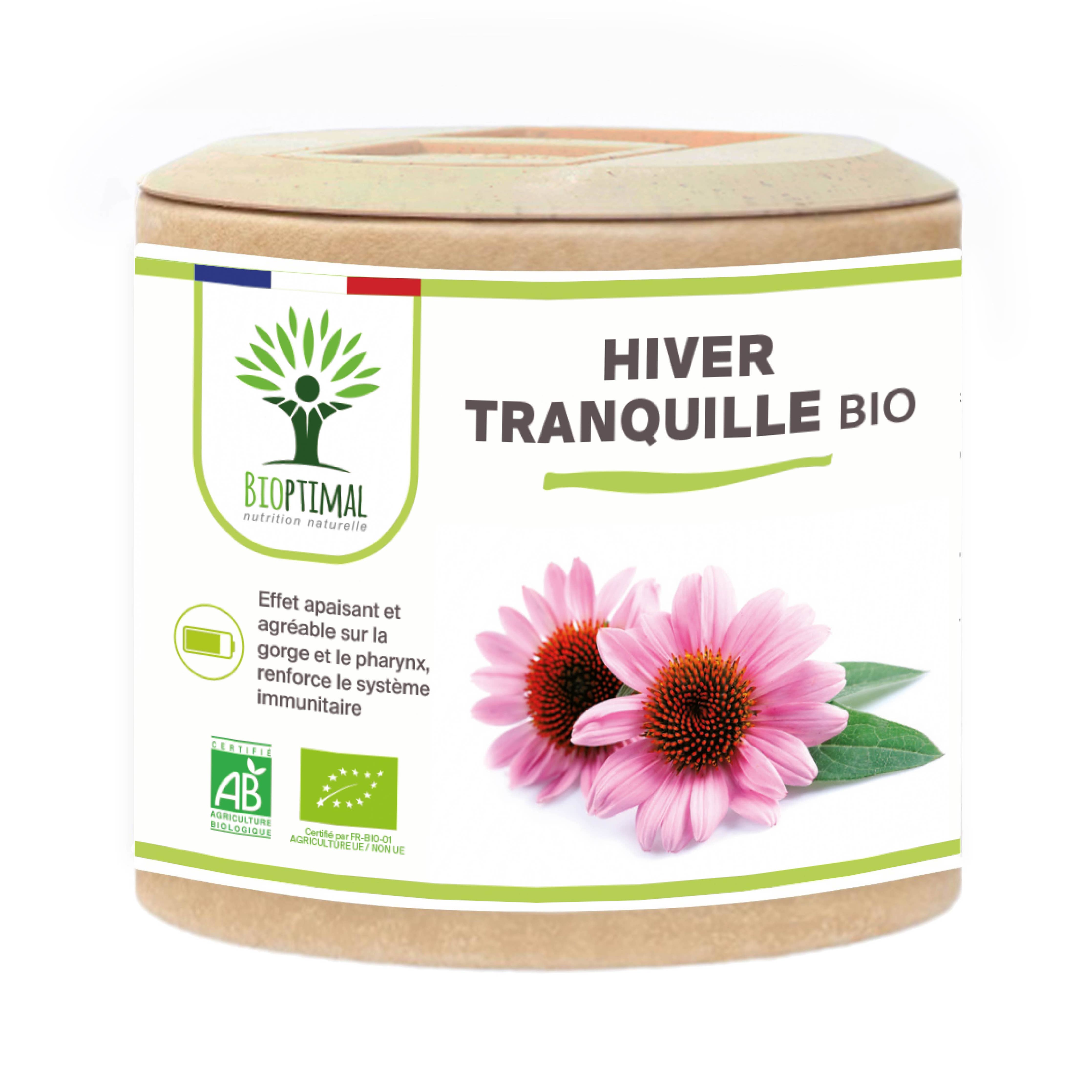 Hiver Tranquille Bio - Dietary supplement - in capsules Supplement Bioptimal infusion.organic