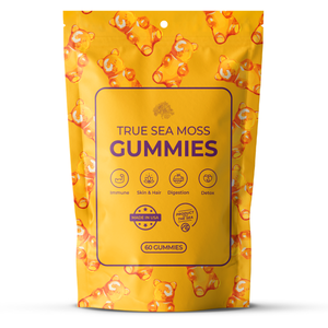 Sea Moss Gummies Supplement TrueSeaMoss infusion.organic