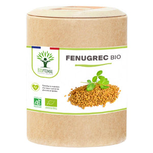 Organic fenugreek - Food supplement - in capsules Supplement Bioptimal infusion.organic