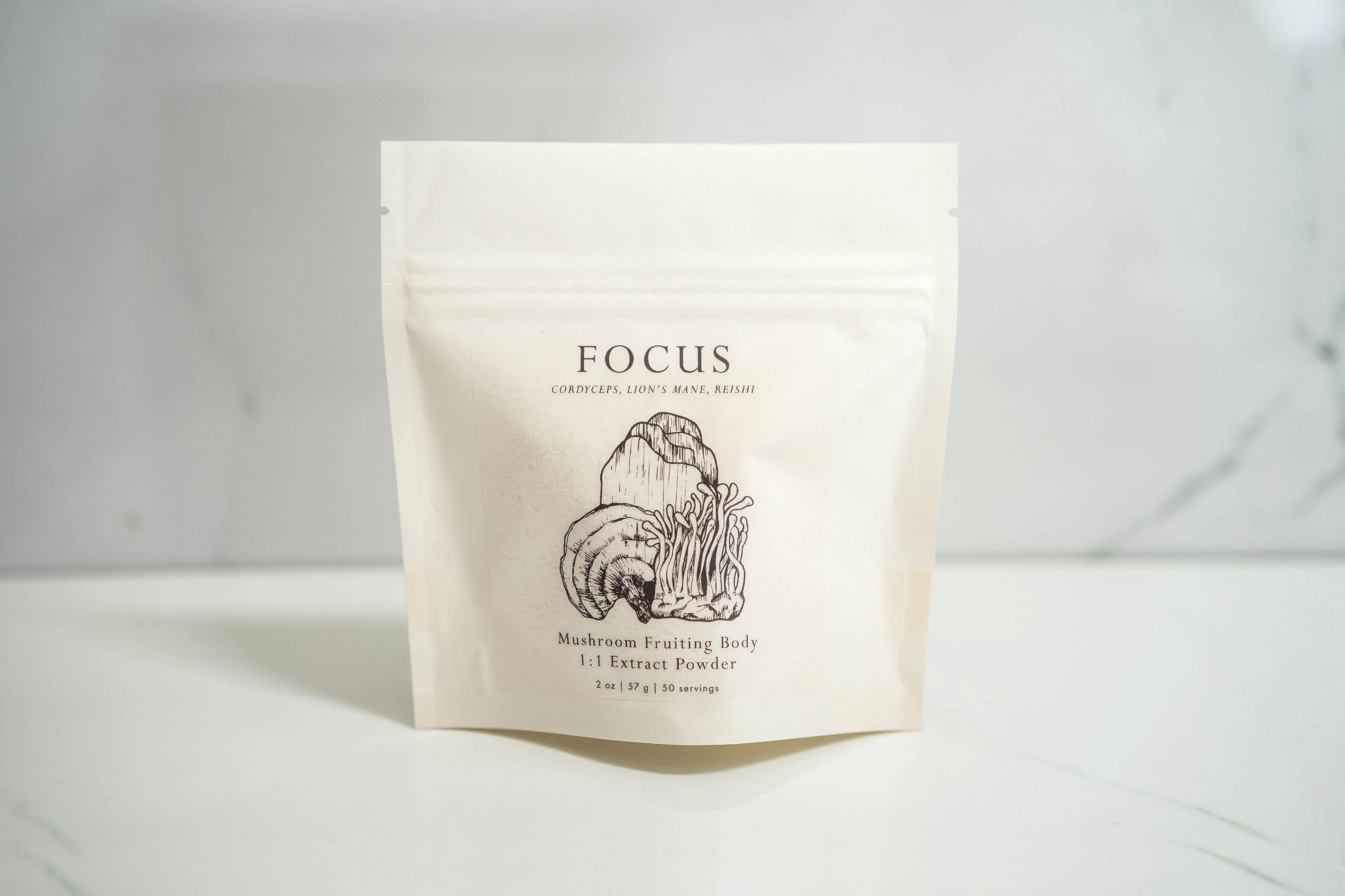 FOCUS Mushroom Powder Supplement Plantae & Fungi infusion.organic