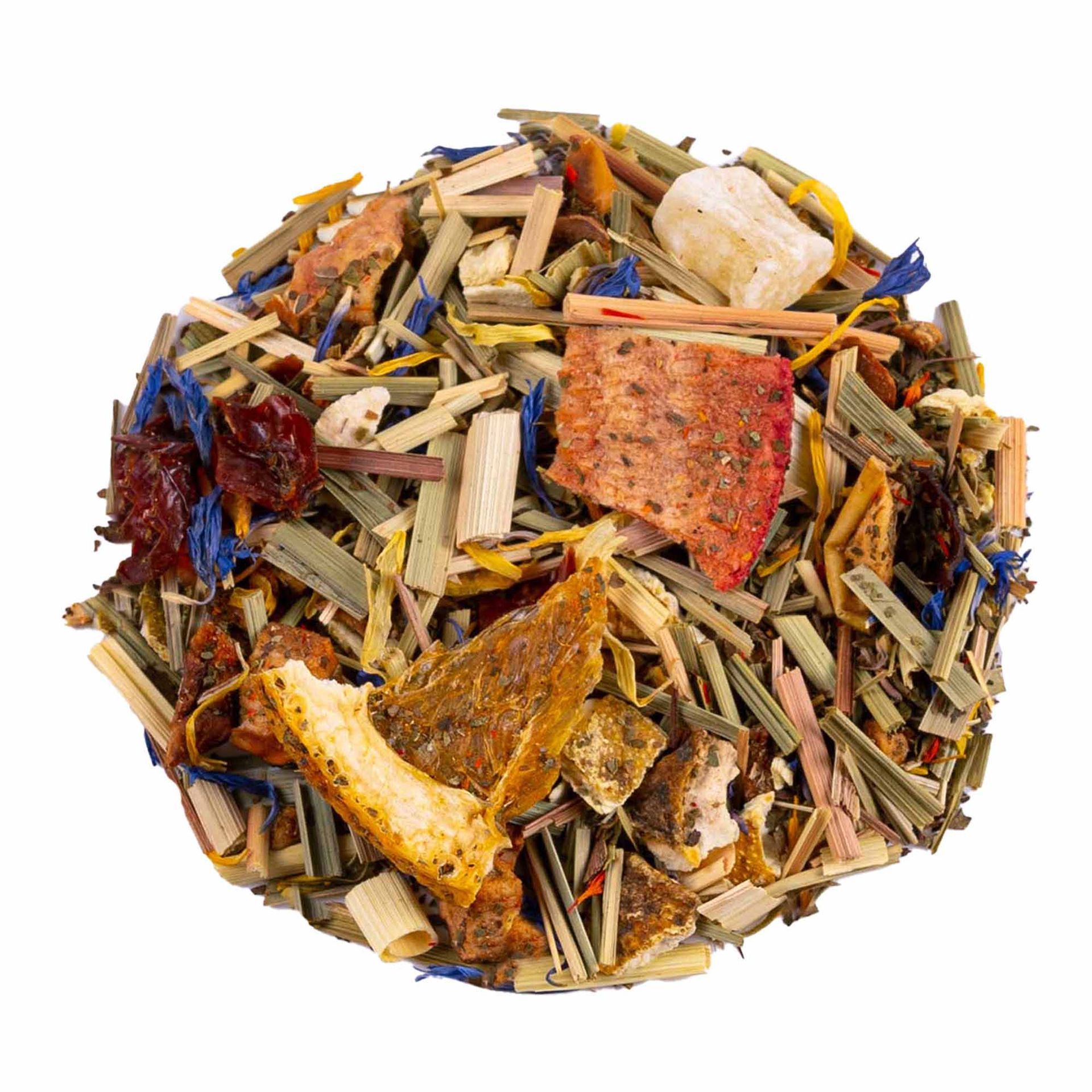 Strawberry - Orange Pieces Herbal Tea Infuzion infusion.organic