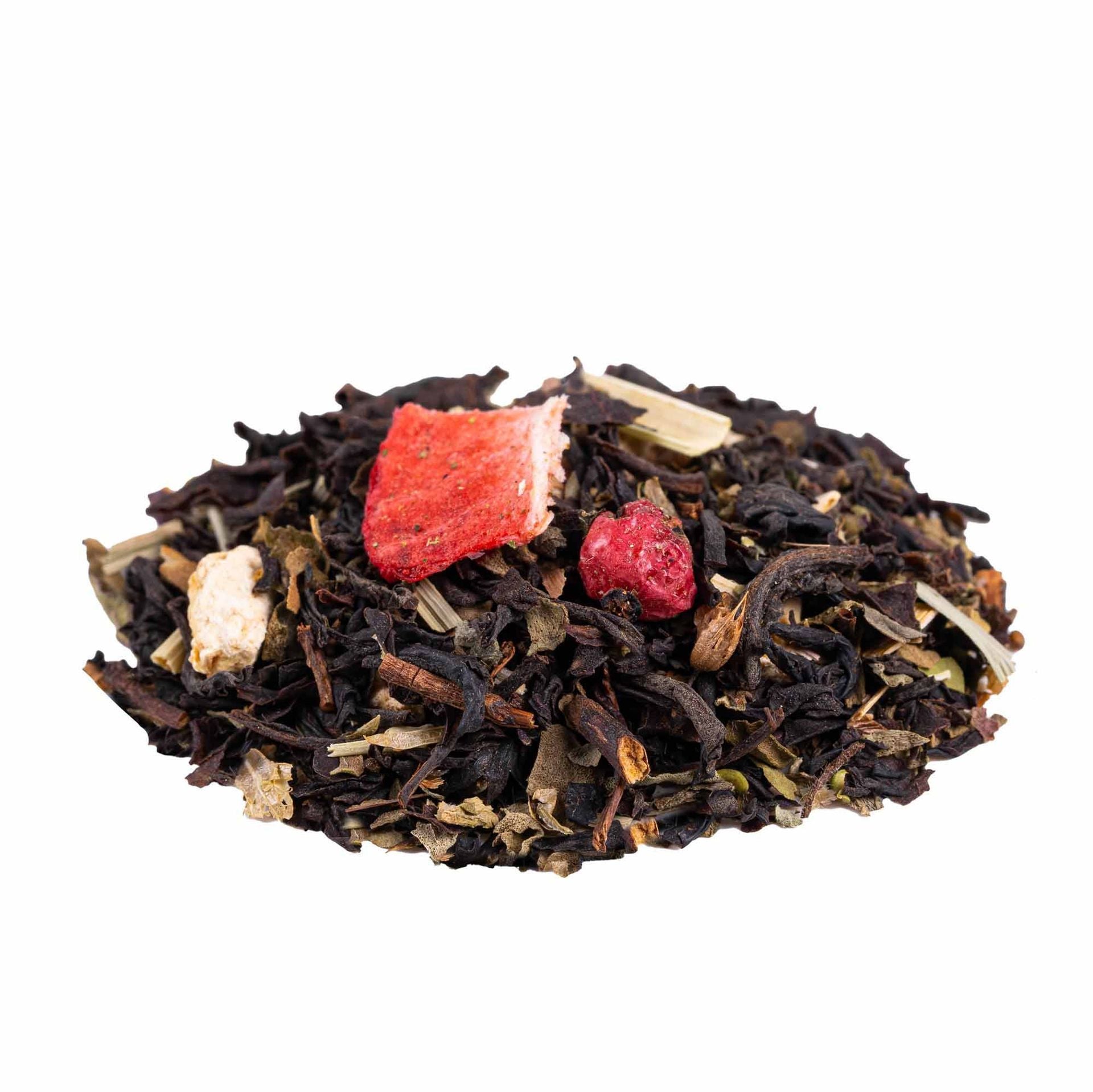 Strawberry Breeze Black Tea Infuzion infusion.organic