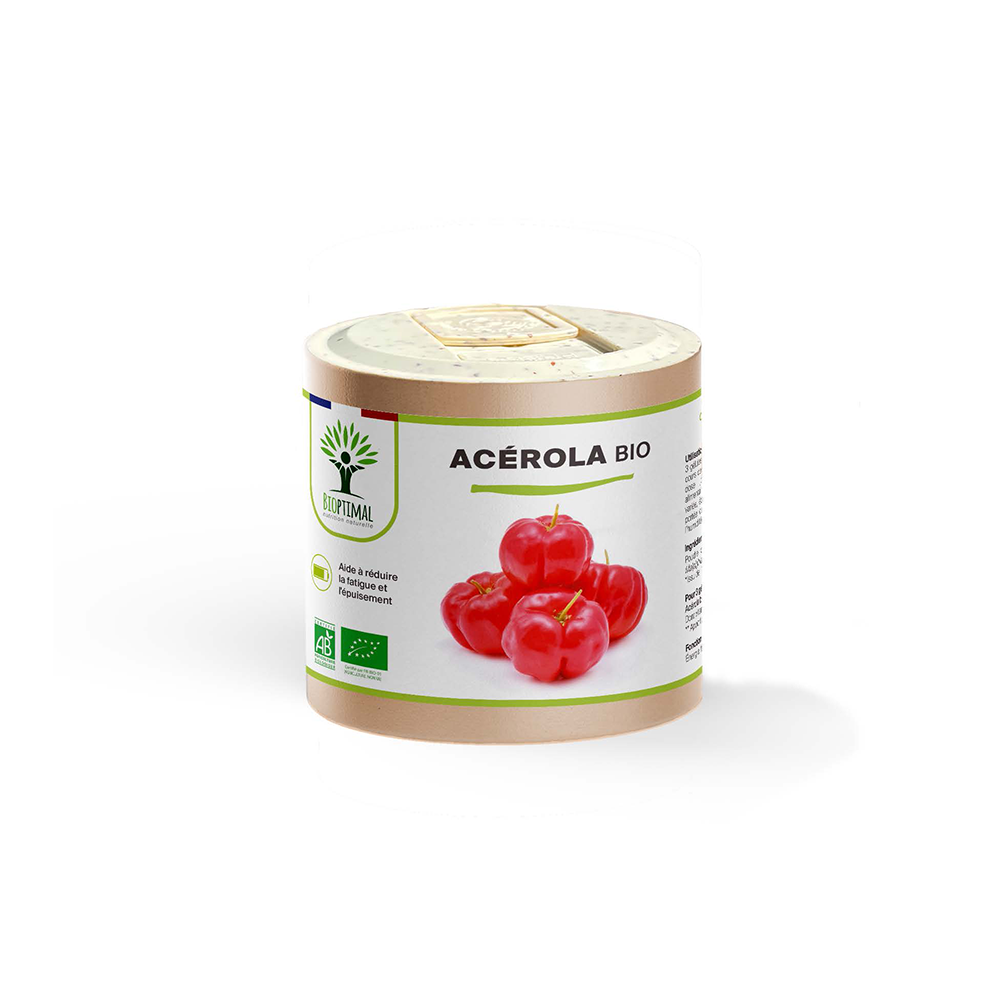 Acérola bio Gélules - Bioptimal Bioptimal Complément alimentaire infusion.organic