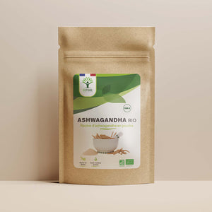 ashwagandha bio poudre bioptimal superaliment naturel sachet