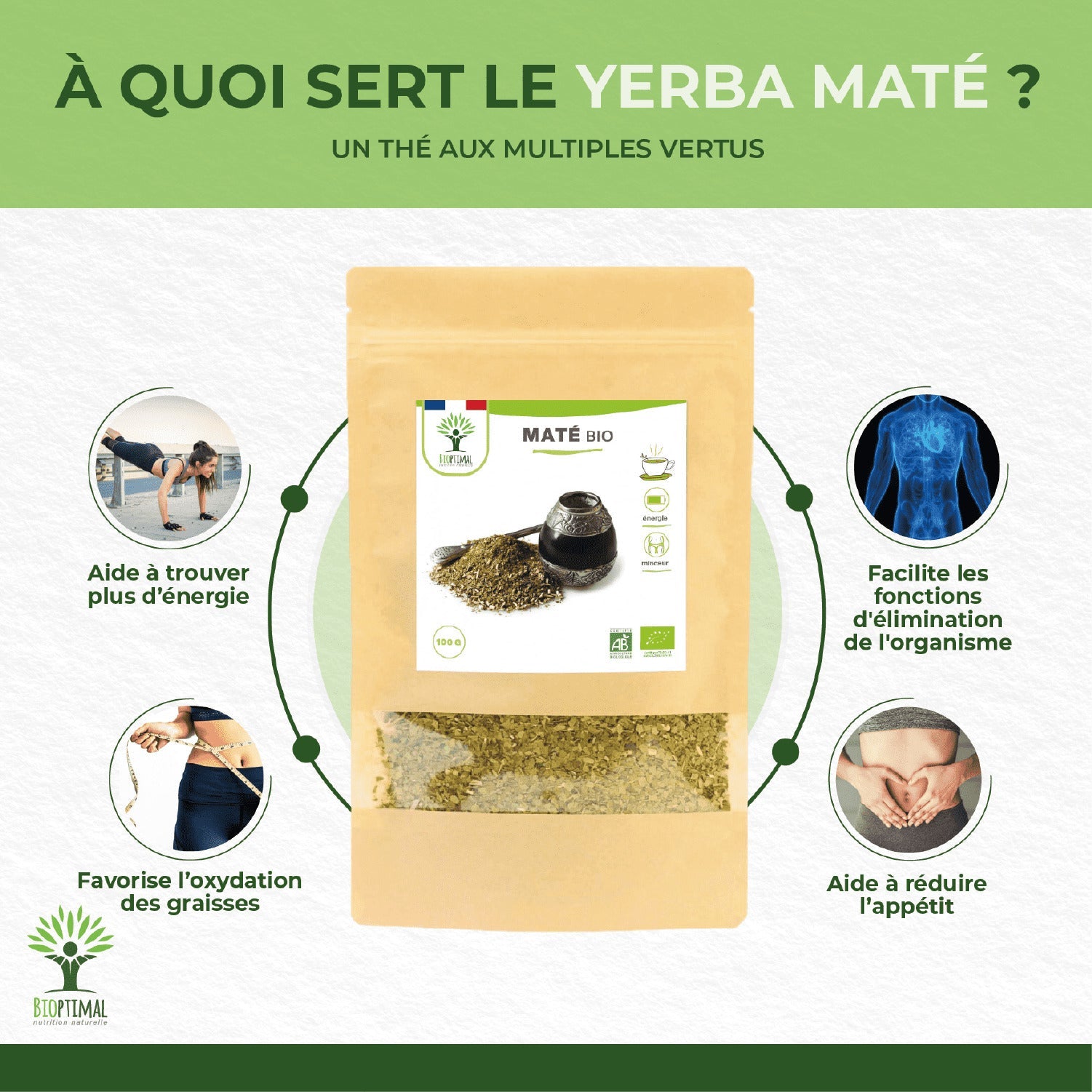 Maté bio -  Bioptimal Bioptimal Infusion infusion.organic