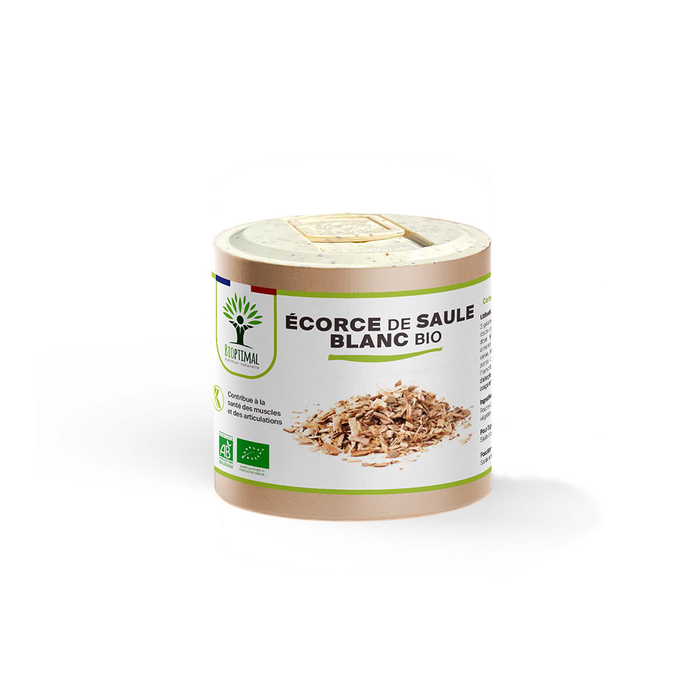 Ecorce de saule bio gélules -  Bioptimal Bioptimal Complément alimentaire infusion.organic