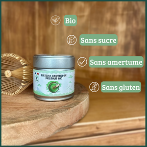 Matcha bio cérémonie poudre -  Bioptimal Bioptimal Superaliment infusion.organic