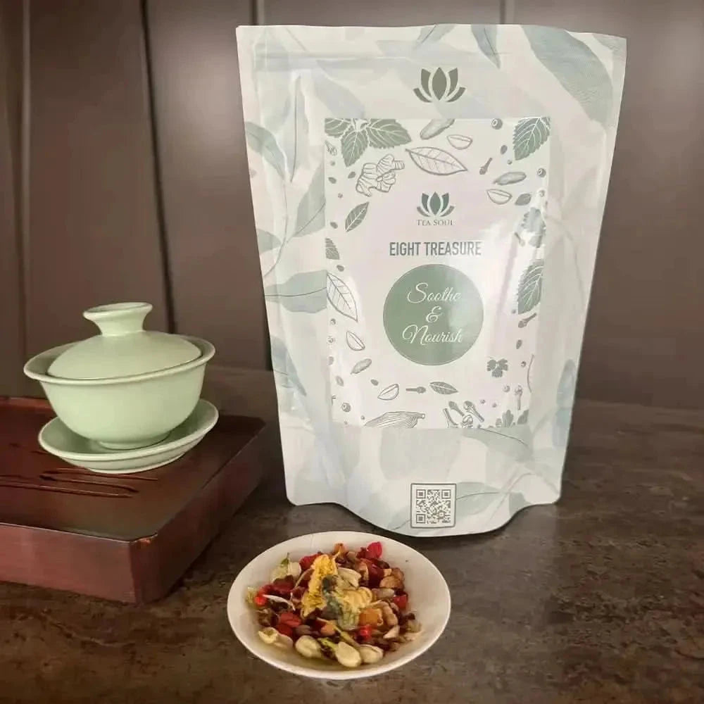 Eight Treasures Infusion - Soothe & Nourish - Herbal tea, Fruity blend - Fruity blend, Herbal tea - infusion.organic