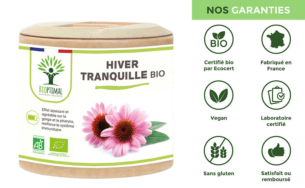 Hiver Tranquille bio gélules -  Bioptimal Bioptimal Complément alimentaire infusion.organic