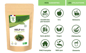 Kelp bio poudre -  Bioptimal Bioptimal Superaliment infusion.organic