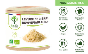 Levure de Bière vivante bio gélules -  Bioptimal Bioptimal Complément alimentaire infusion.organic