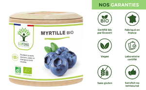 Myrtille bio gélules -  Bioptimal Bioptimal Complément alimentaire infusion.organic