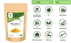 Pollen bio graine -  Bioptimal Bioptimal Superaliment infusion.organic