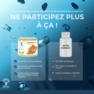 Curcuma bio gélules - Bioptimal Bioptimal Complément alimentaire infusion.organic