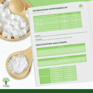 Erythritol bio poudre -  Bioptimal Bioptimal Superaliment infusion.organic