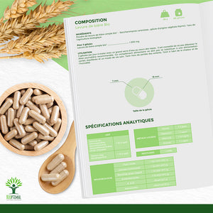 Levure de Bière vivante bio gélules -  Bioptimal Bioptimal Complément alimentaire infusion.organic