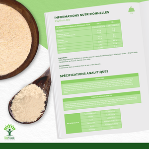 Psyllium bio poudre -  Bioptimal Bioptimal Superaliment infusion.organic