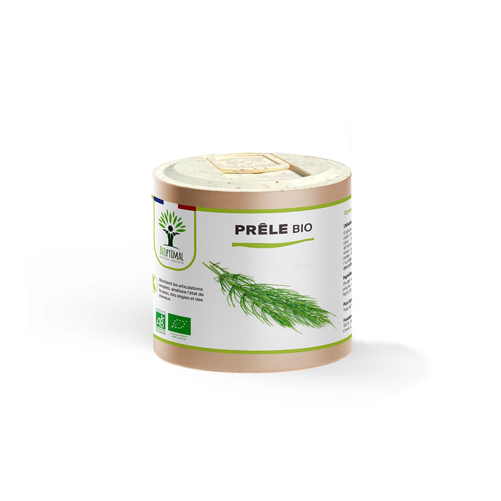 Prêle bio gélules -  Bioptimal Bioptimal Complément alimentaire infusion.organic