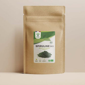 Spiruline bio poudre -  Bioptimal Bioptimal Superaliment infusion.organic