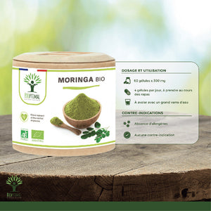 Moringa bio gélules -  Bioptimal Bioptimal Complément alimentaire infusion.organic