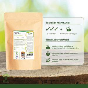 Protéines de soja bio poudre - Bioptimal Bioptimal Nutrition sportive infusion.organic