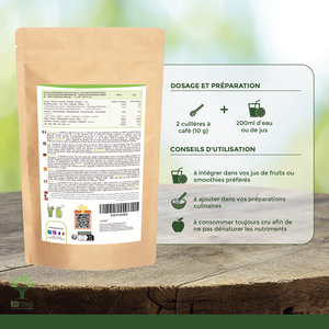 Psyllium bio poudre -  Bioptimal Bioptimal Superaliment infusion.organic