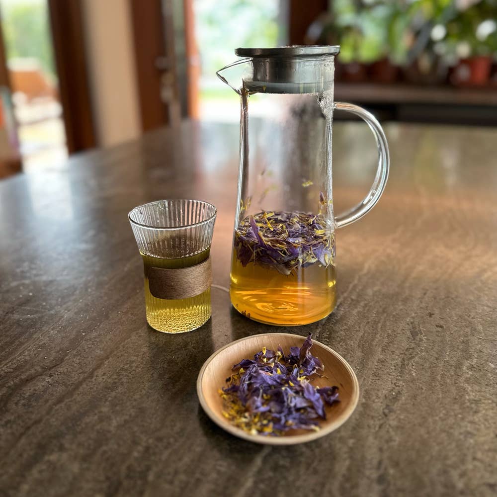 Dried Blue Lotus Flower Magical Tea Tea soul infusion.organic