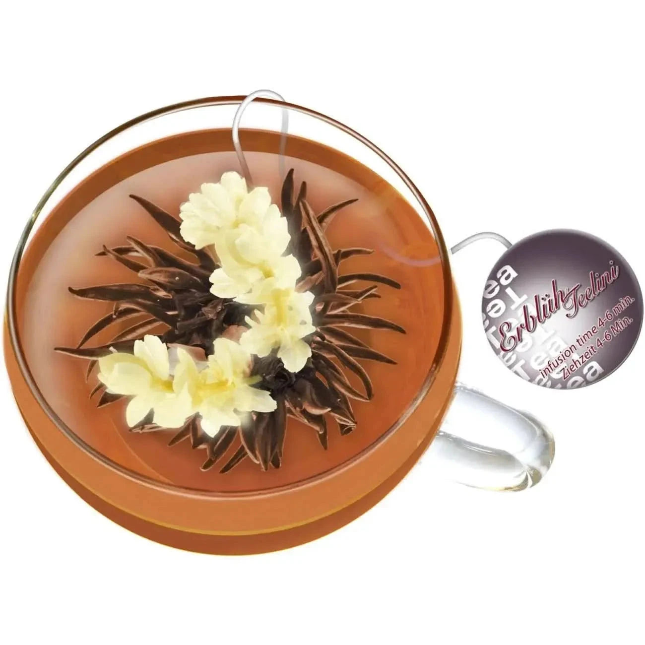Tea Box 12 Teelini 8 Types Of White, Black Tea - Blooming Tea - Black Tea, Blooming Tea, White Tea - infusion.organic