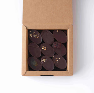 Box of 9 organic chocolates Chocolate Mon jardin chocolaté Tisan - infusion.organic