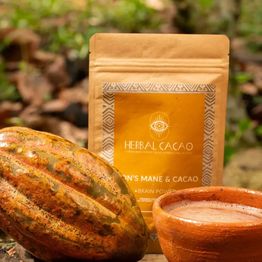 Brain Power | 500gram | Ceremonial Cacao & Lion's Mane - Cacao - Adaptogens, Cacao, Supplements - infusion.organic