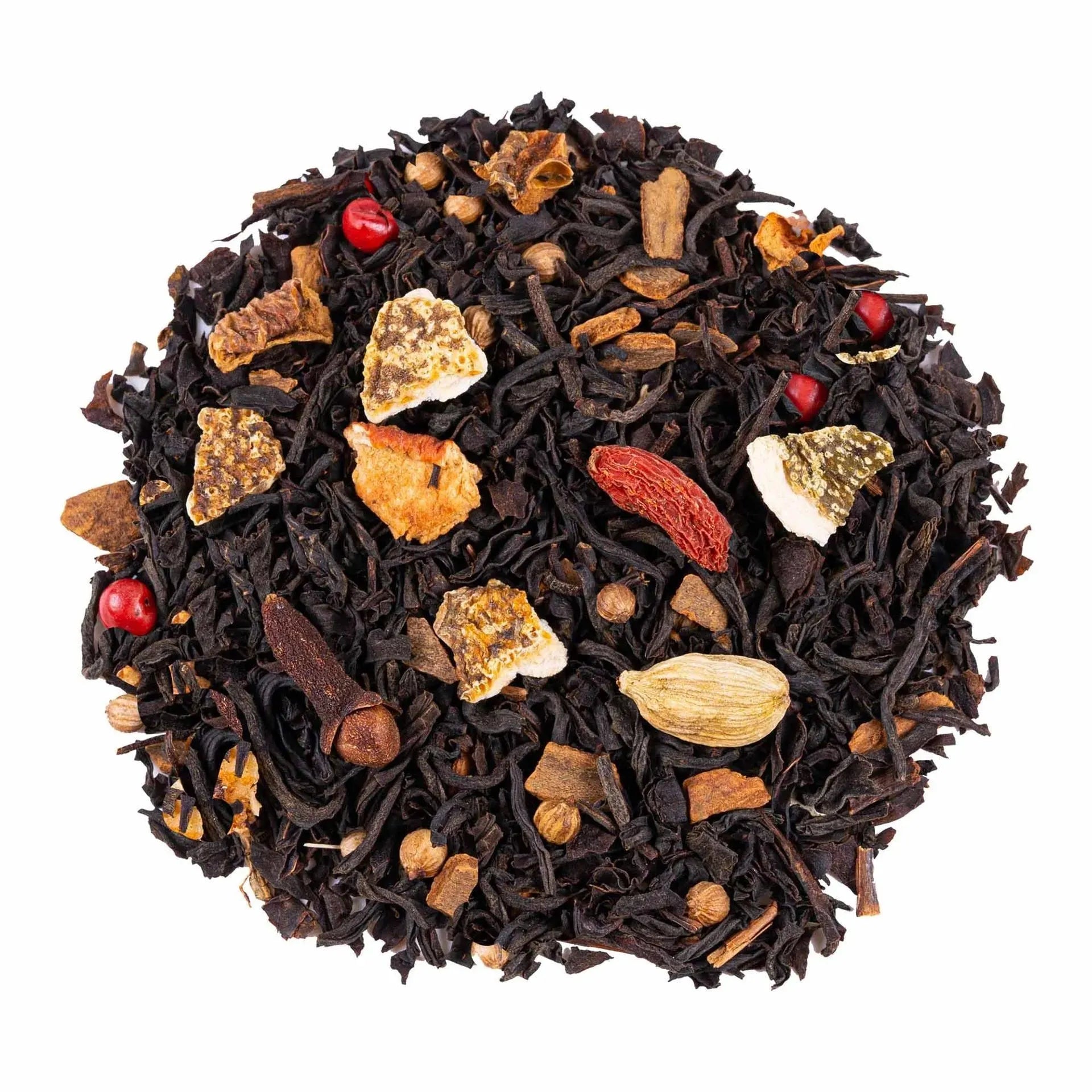 Christmas Candle Black Tea Infuzion Tisan - infusion.organic