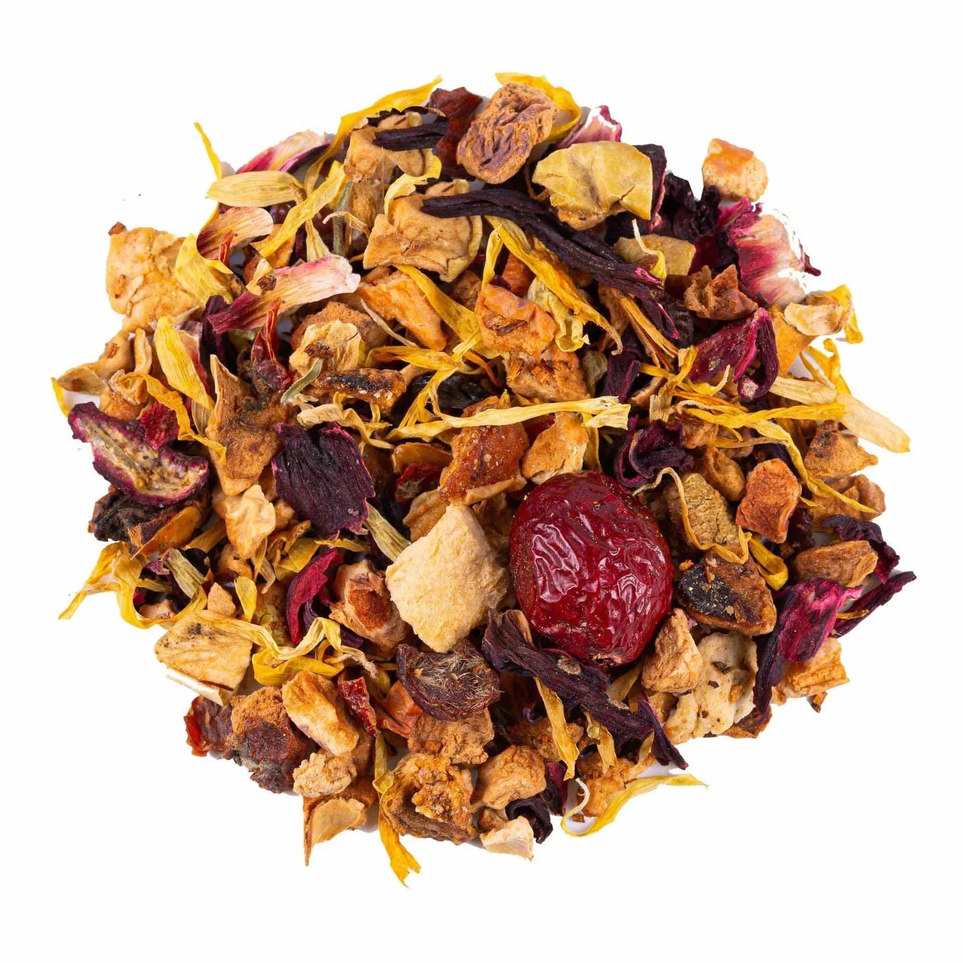 Cranberry - Peach Tea Rooibos & Honeybush Infuzion Tisan - infusion.organic