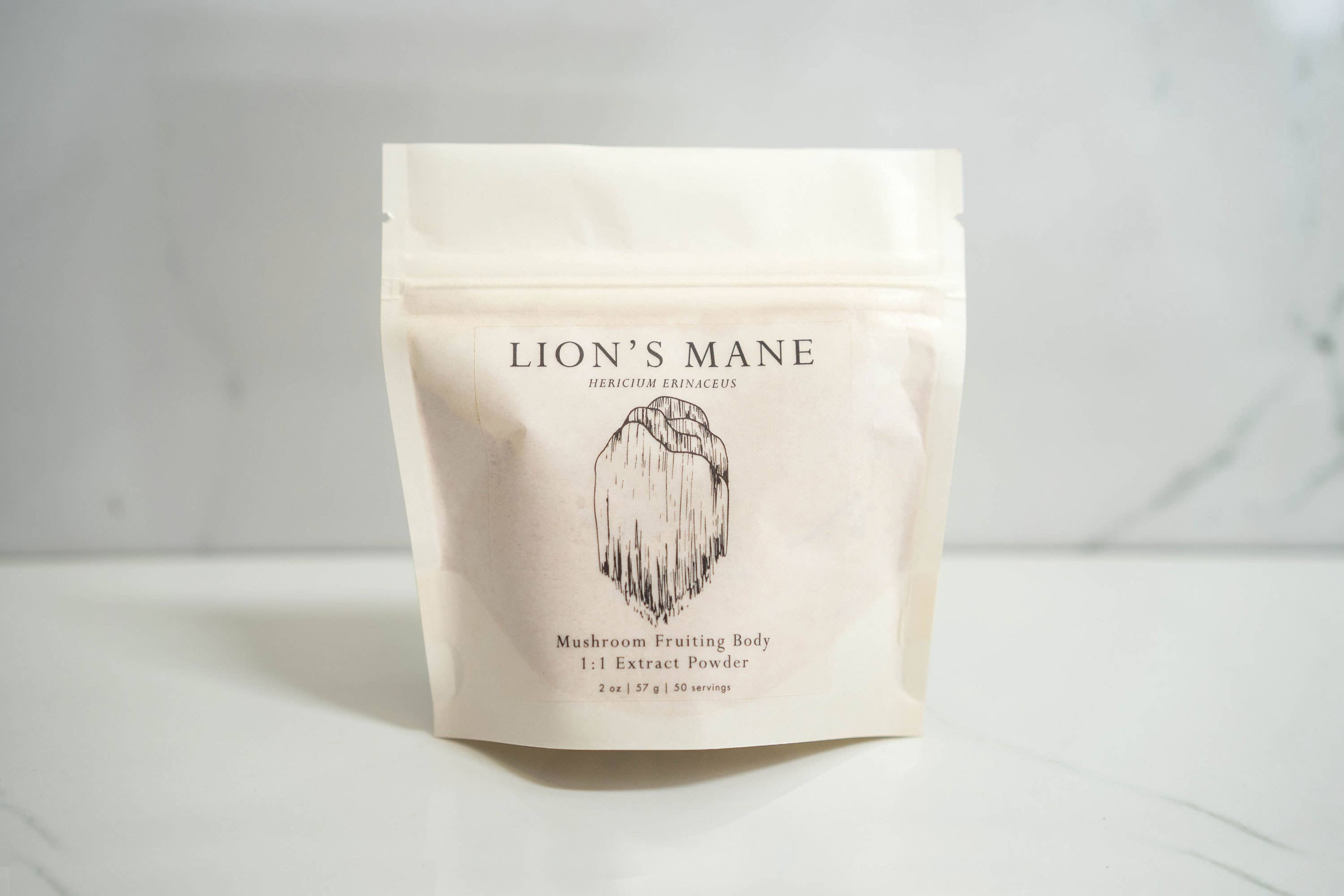 Lion's Mane Mushroom Powder Supplement Plantae & Fungi infusion.organic