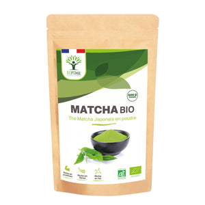 Organic Japanese Matcha Tea Powder - Packaged in France Supplement Bioptimal infusion.organic