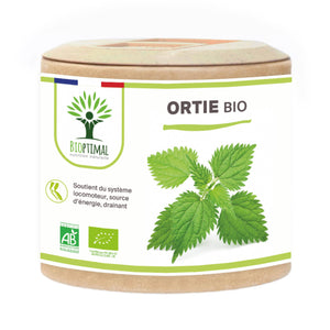 Organic nettle - Food supplement - in capsules Supplement Bioptimal infusion.organic