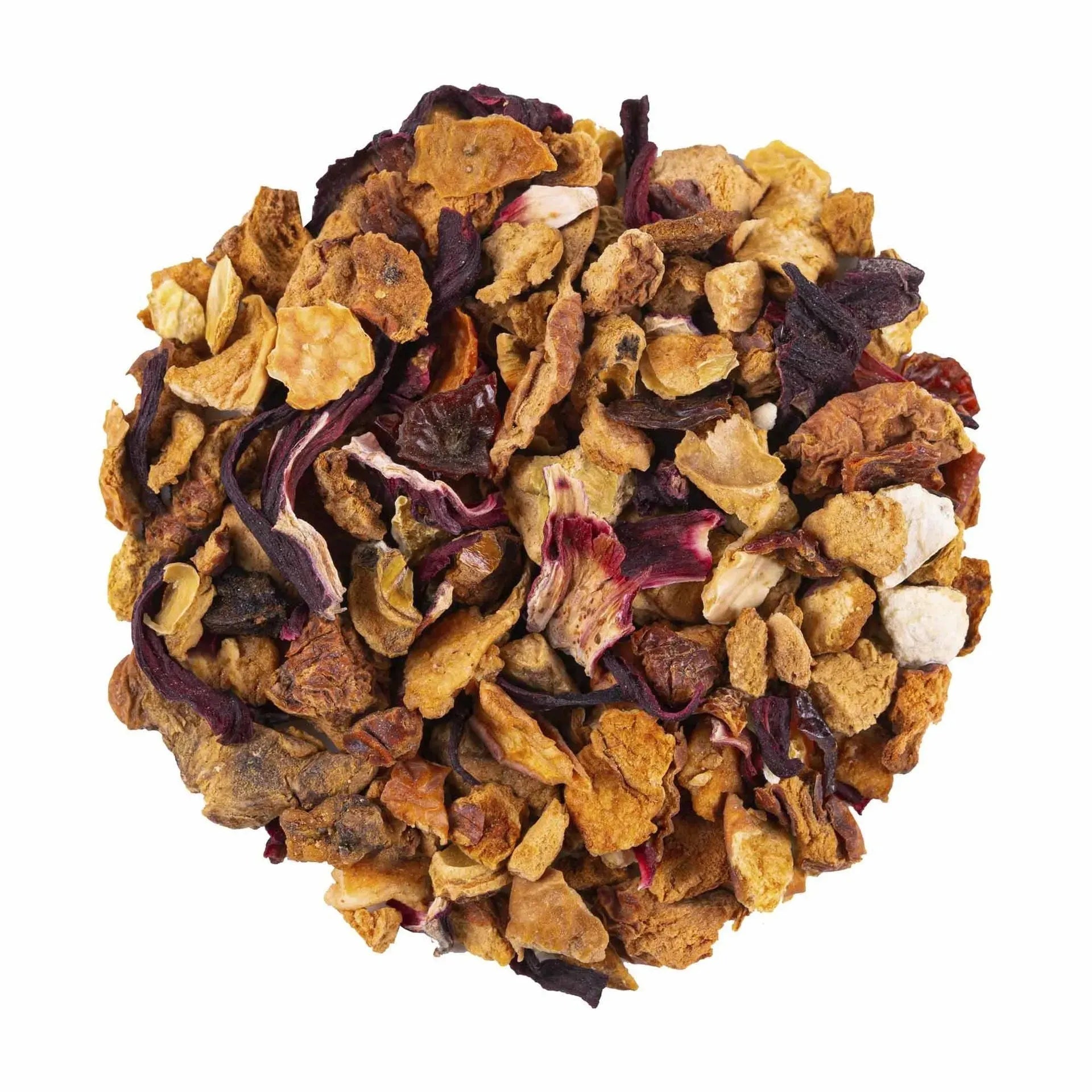 Ginger Orange Cinnamon Fruit Blend Infuzion Tisan - infusion.organic