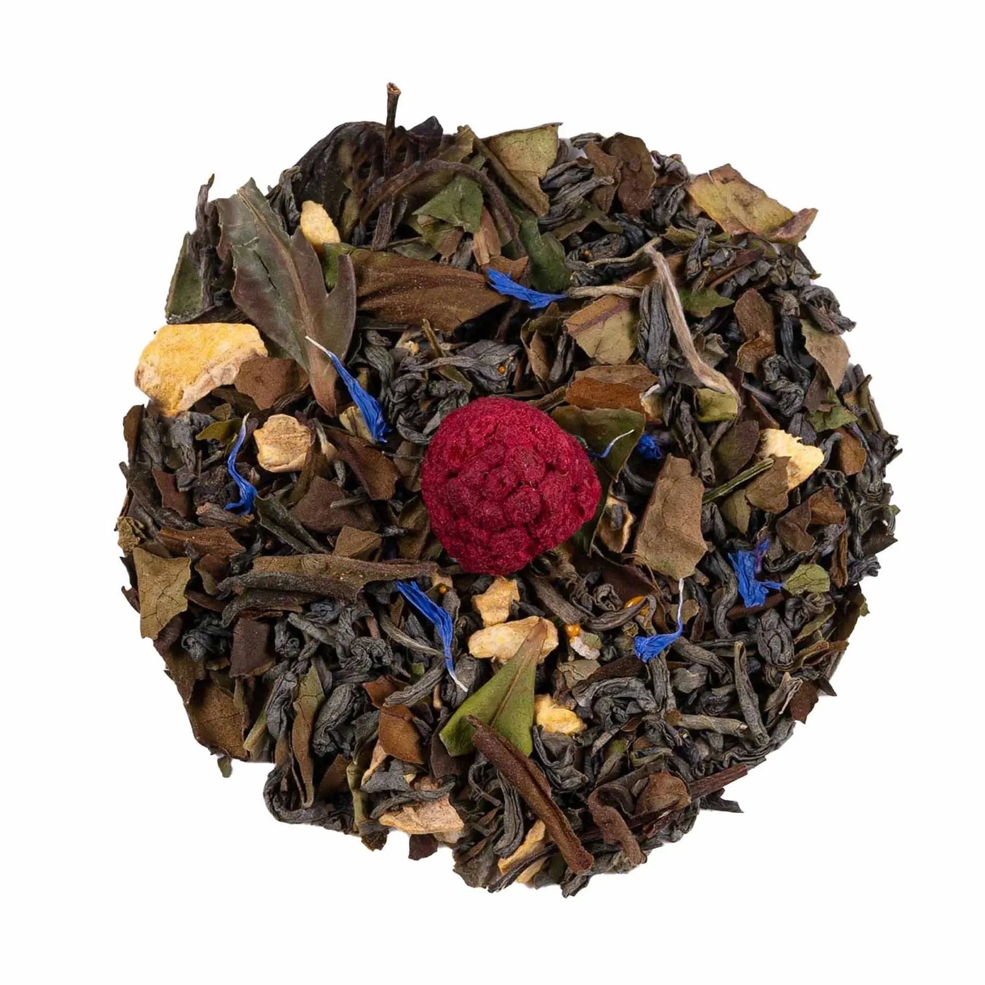 Ginger Raspberry Acerola Green Tea Infuzion Tisan - infusion.organic