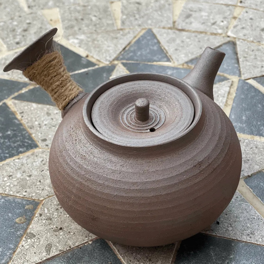 Kyusu Ceramic Teapot 200ml Teaware Tea soul Tisan - infusion.organic