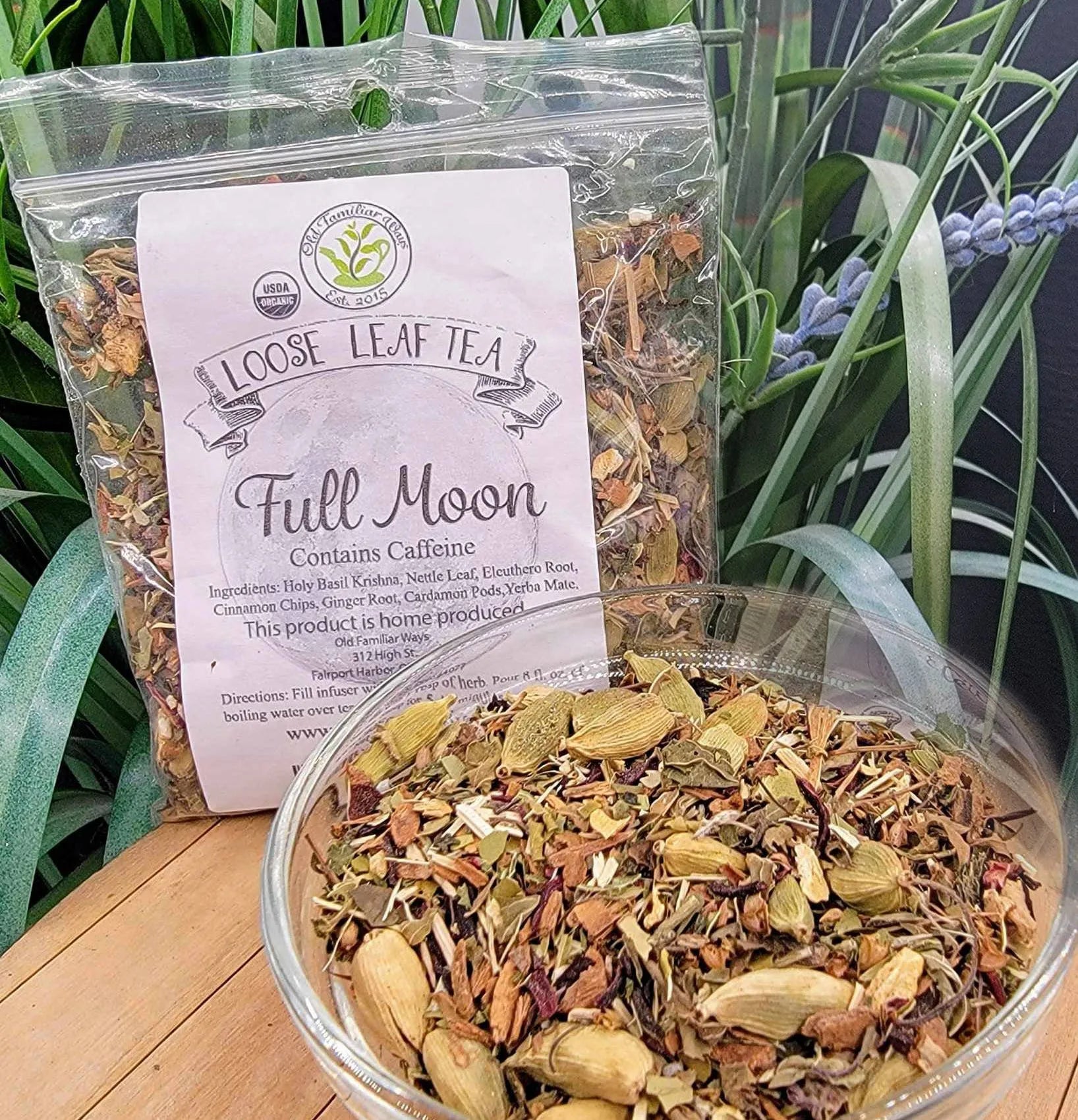 Magical Tea - Full Moon - Loose Magical Tea Mystical Roots Tisan - infusion.organic