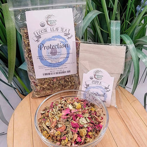 Magical Tea - Protection - Loose Magical Tea Mystical Roots Tisan - infusion.organic